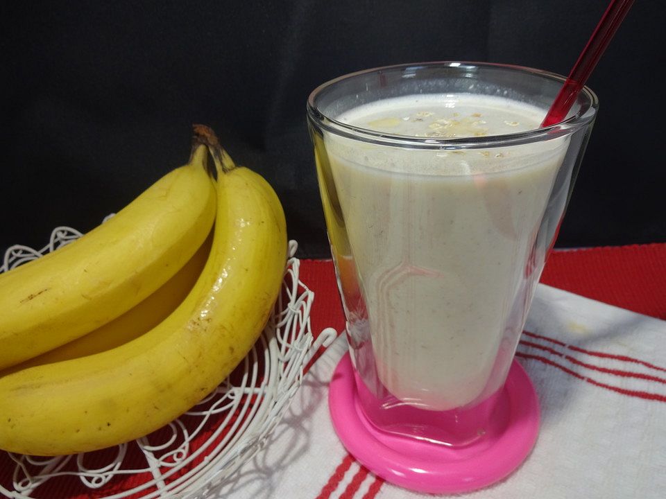 Bananen-Haferflocken Shake von mimi-ekim| Chefkoch