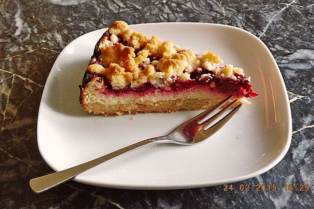 Himbeerkuchen mit Quark und Streuselteig von Schleckerbär| Chefkoch