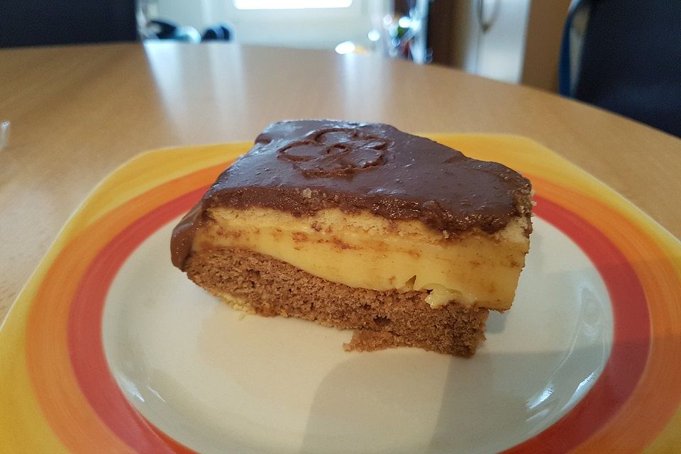 Schoko-Pudding-Kuchen vom Blech