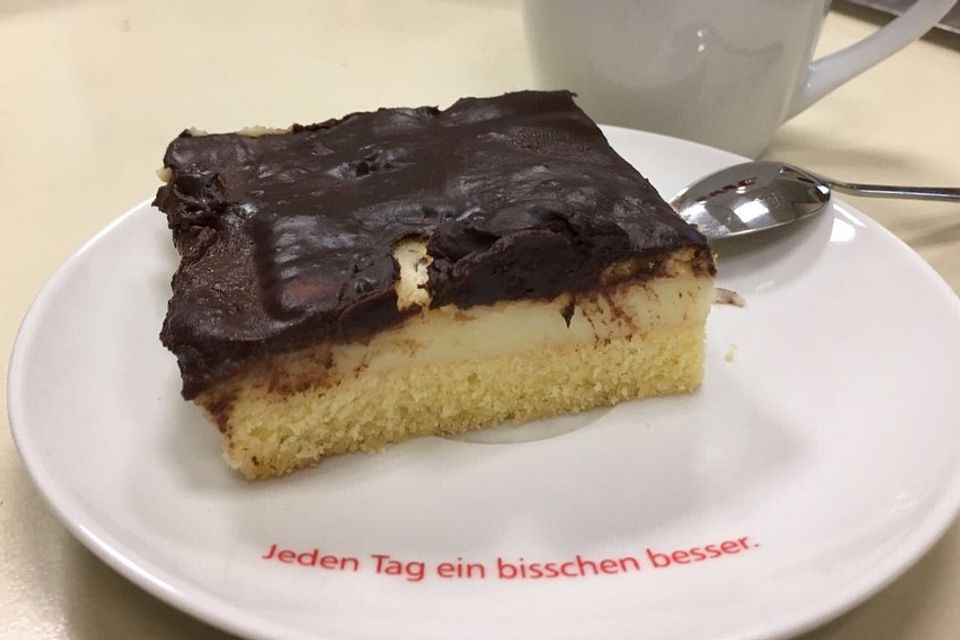 Schoko-Pudding-Kuchen vom Blech