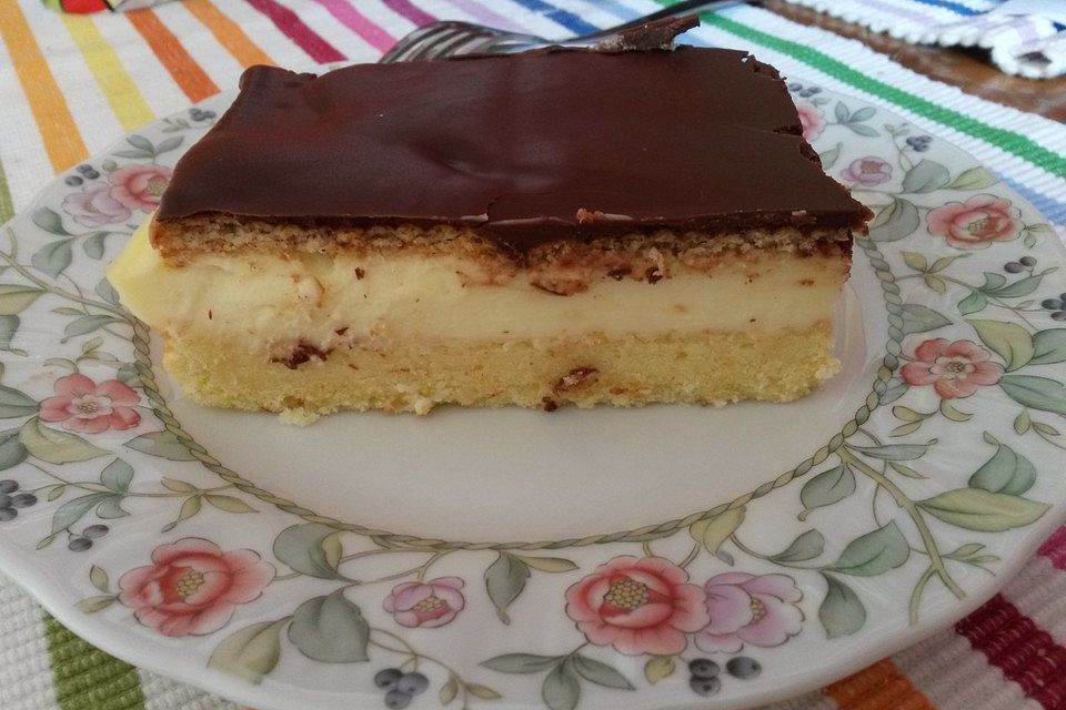 Schoko-Pudding-Kuchen vom Blech