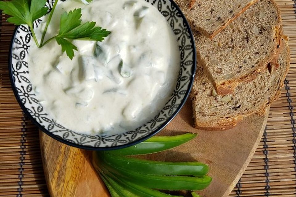 Tzatziki, wie ich es aus Kreta mitgebracht habe