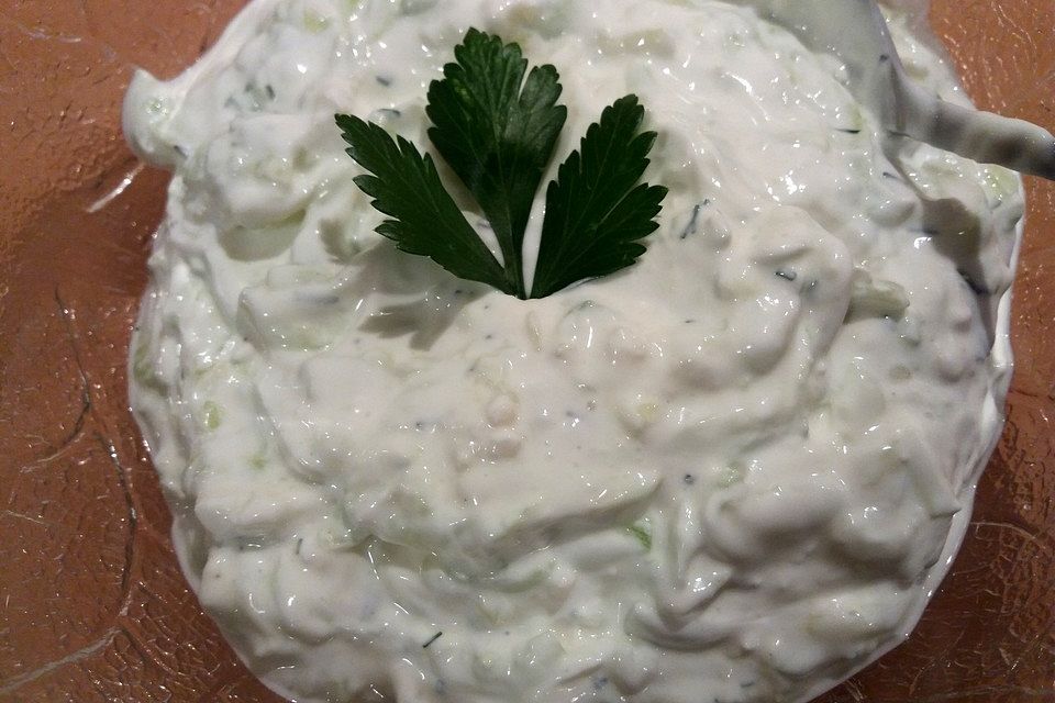 Tzatziki, wie ich es aus Kreta mitgebracht habe