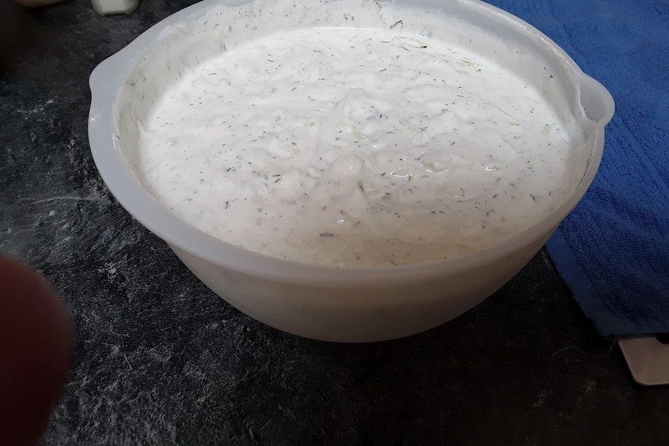 Tzatziki, wie ich es aus Kreta mitgebracht habe