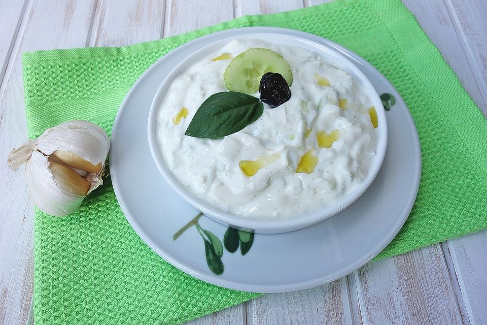 Tzatziki, wie ich es aus Kreta mitgebracht habe