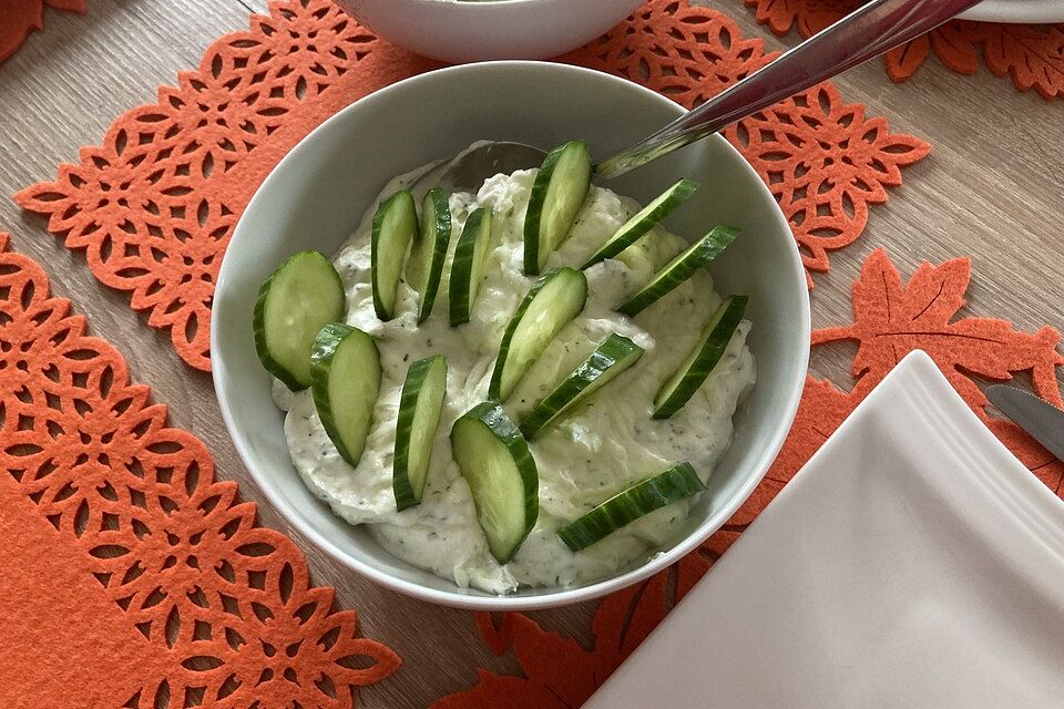 Tzatziki, wie ich es aus Kreta mitgebracht habe