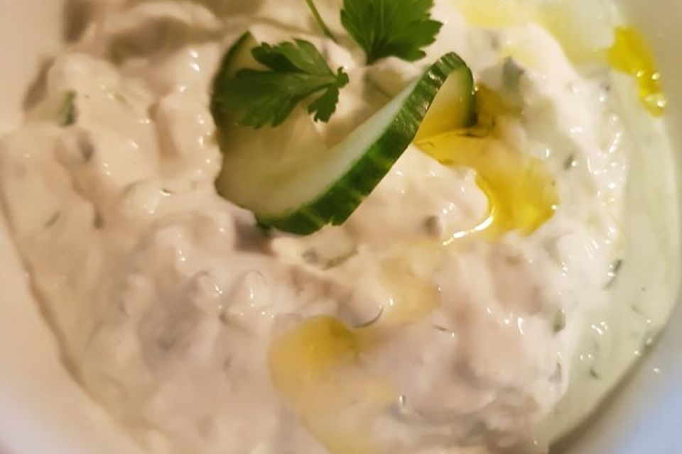 Tzatziki, wie ich es aus Kreta mitgebracht habe