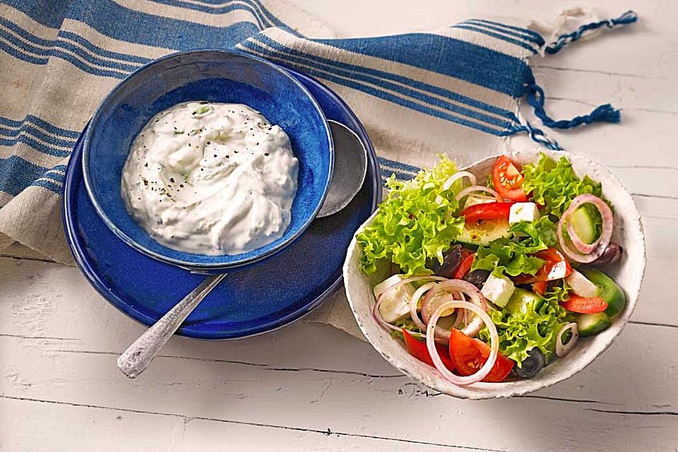 Tzatziki, wie ich es aus Kreta mitgebracht habe