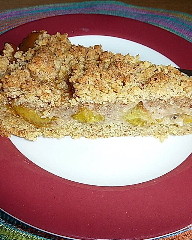 Pflaumen-Streusel-Kuchen mit Nüssen