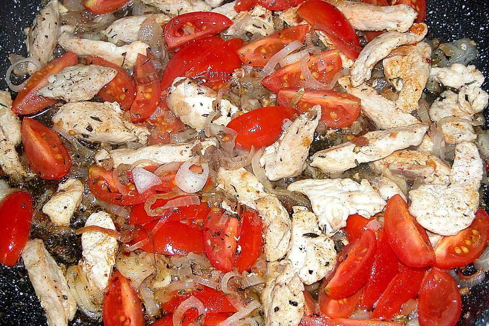 Pasta con pollo Pasta con pollo
