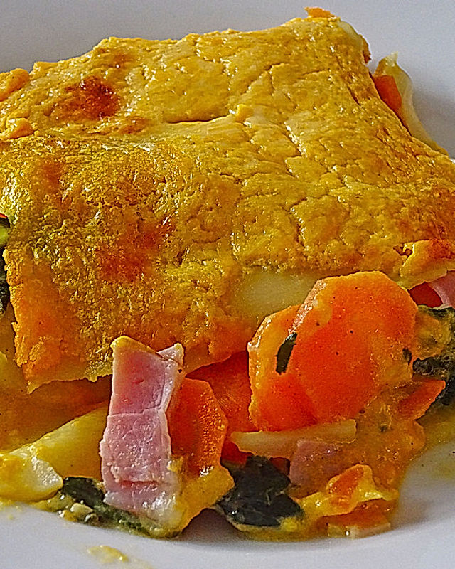 Möhren-Mangold-Lasagne