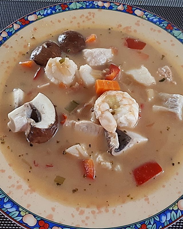 Thai-Kokos-Fischsuppe