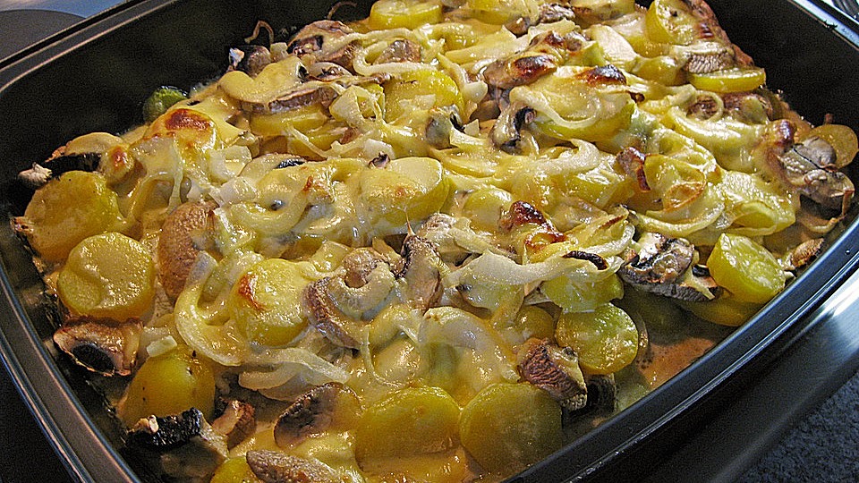 Schnelles saftiges Kartoffel-Pilz-Gratin von Bine66| Chefkoch Schnelles saftiges Kartoffel-Pilz-Gratin von Bine66| Chefkoch
