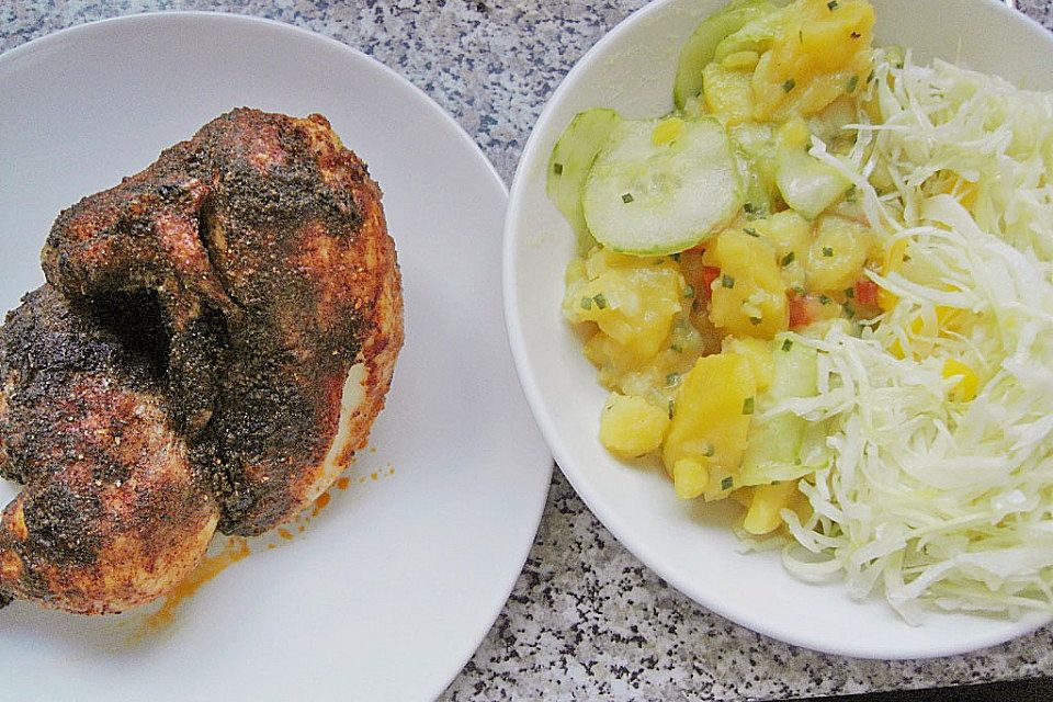 Bayrischer Kartoffelsalat mit Gurke