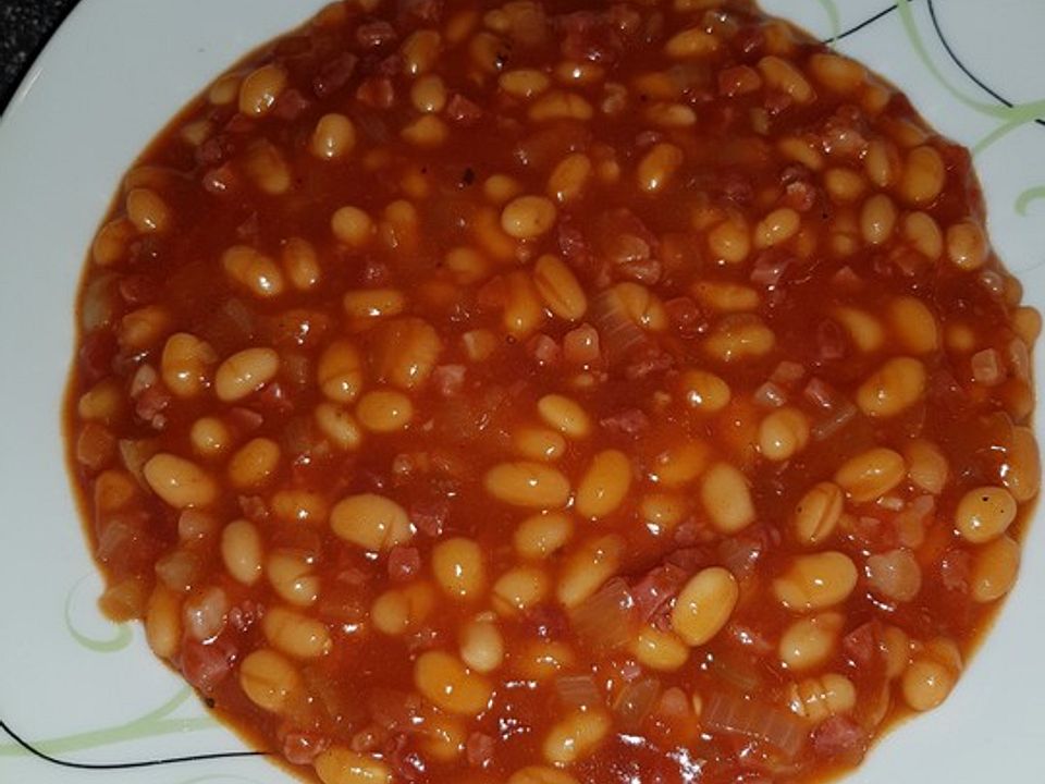 Baked Beans Country Stile rich and thick and spicy von Abacusteam