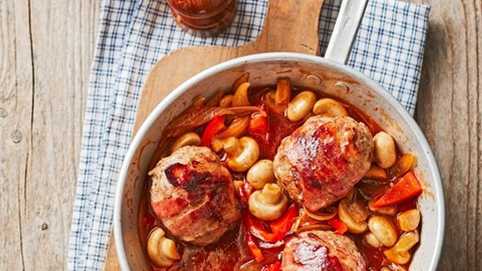 Frikadellen nach Jäger-Art von Monika