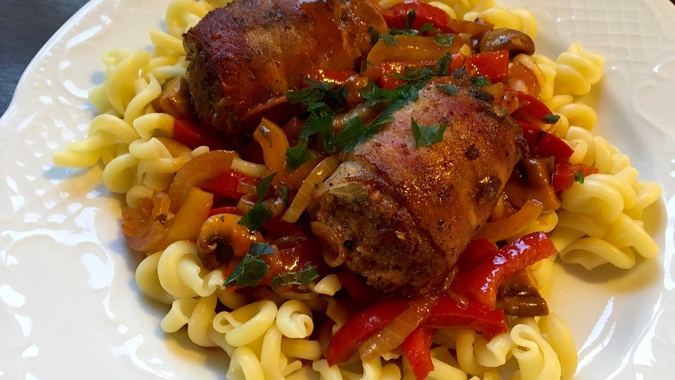 Frikadellen nach Jäger-Art von Monika