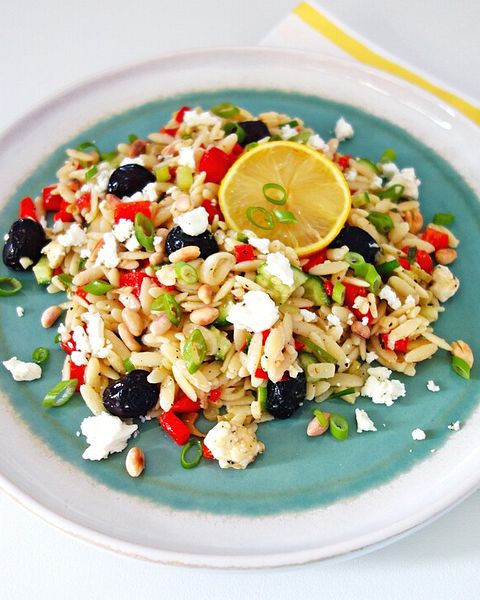 Kritharaki-Salat (Griechischer Nudelsalat) von Jenny_Maus