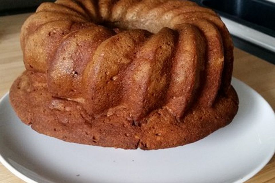 Bananenbrot ohne extra Fett und Zucker