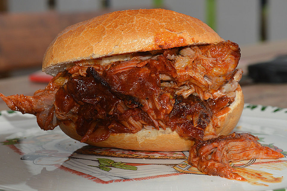 Pulled Pork aus dem Smoker