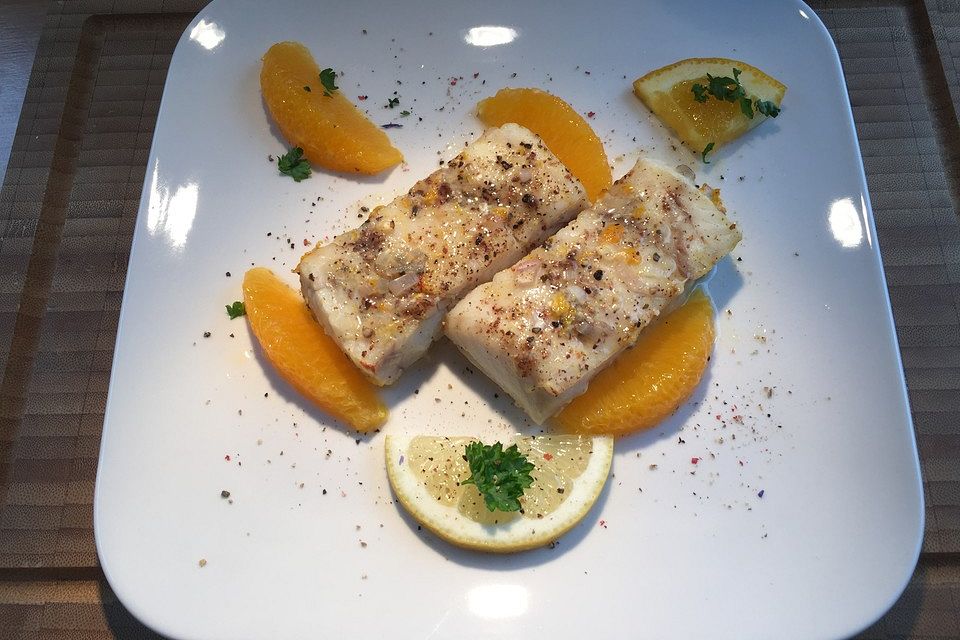 Fisch mit Orangen