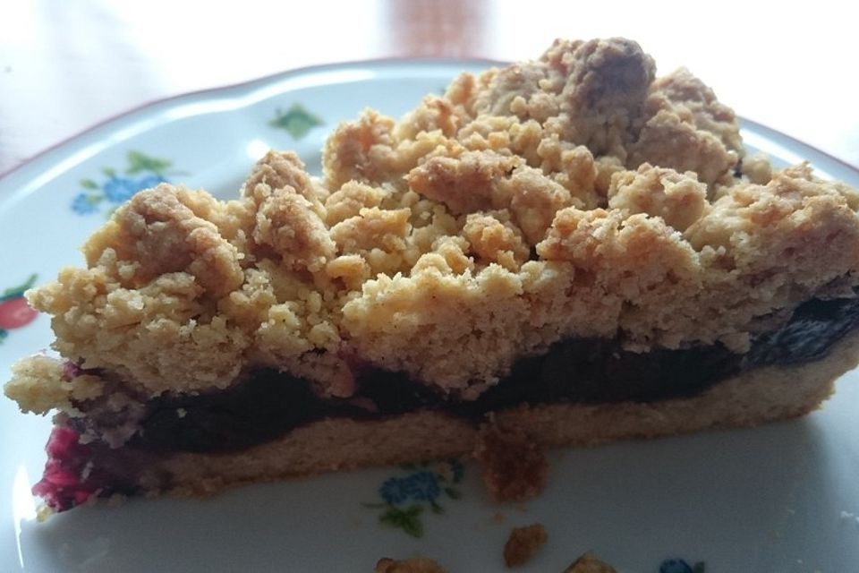 Kirschstreuselkuchen vegan