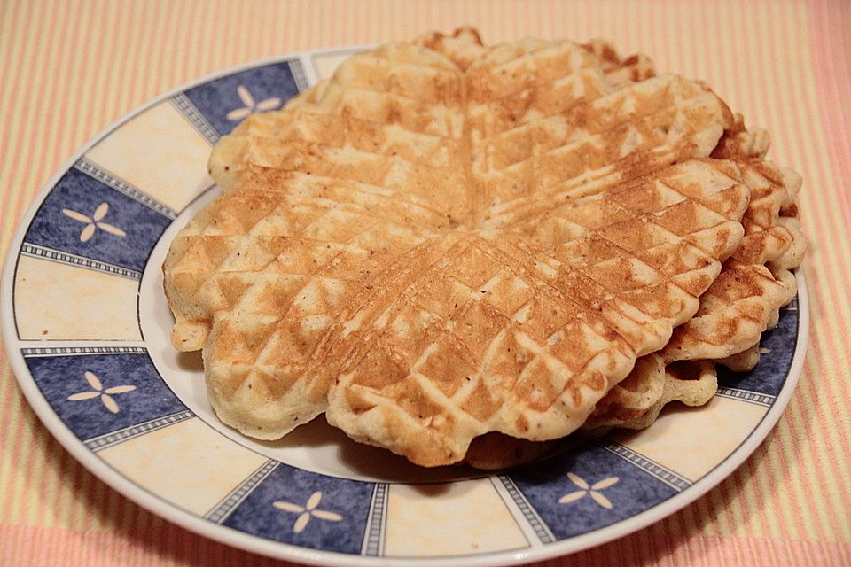 Haselnuss-Quark-Waffeln