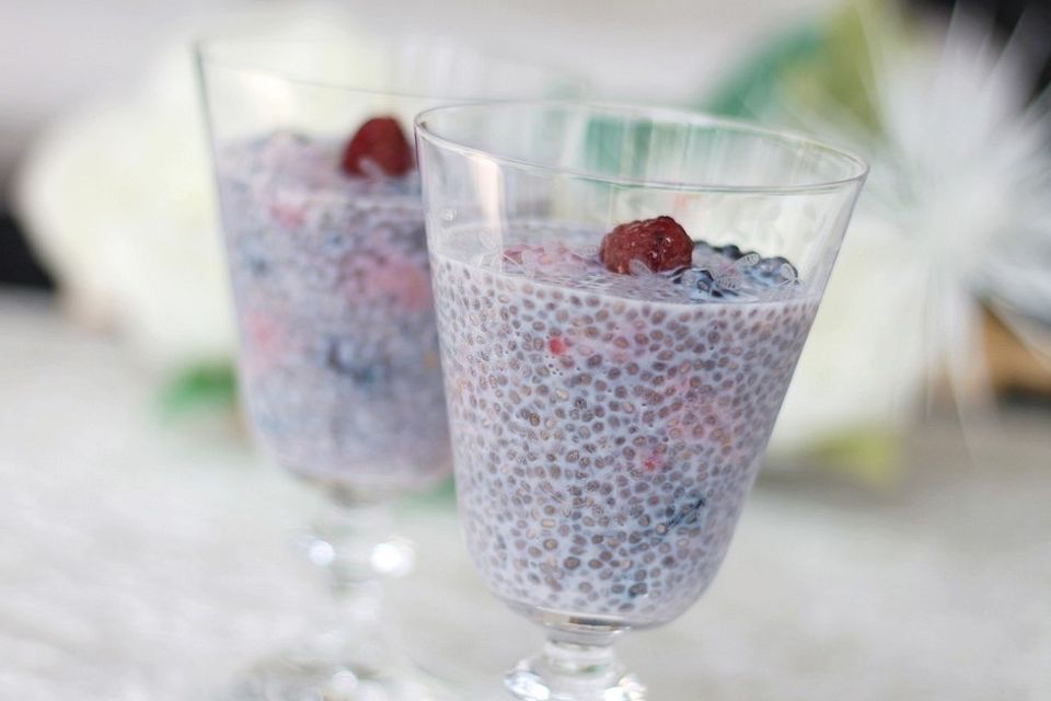 Himbeer-Chia-Pudding