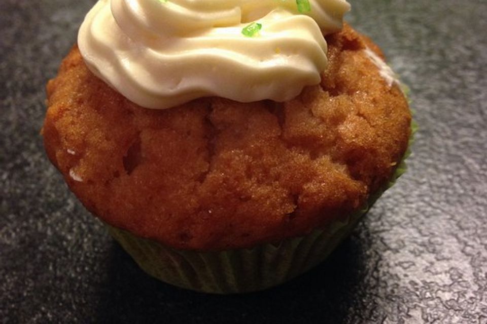 Apfel-Vanille Cupcakes mit Buttercreme