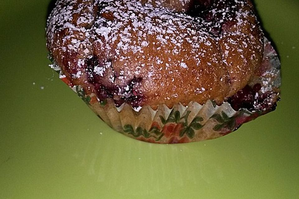 Vegane Himbeer-Vanille-Muffins