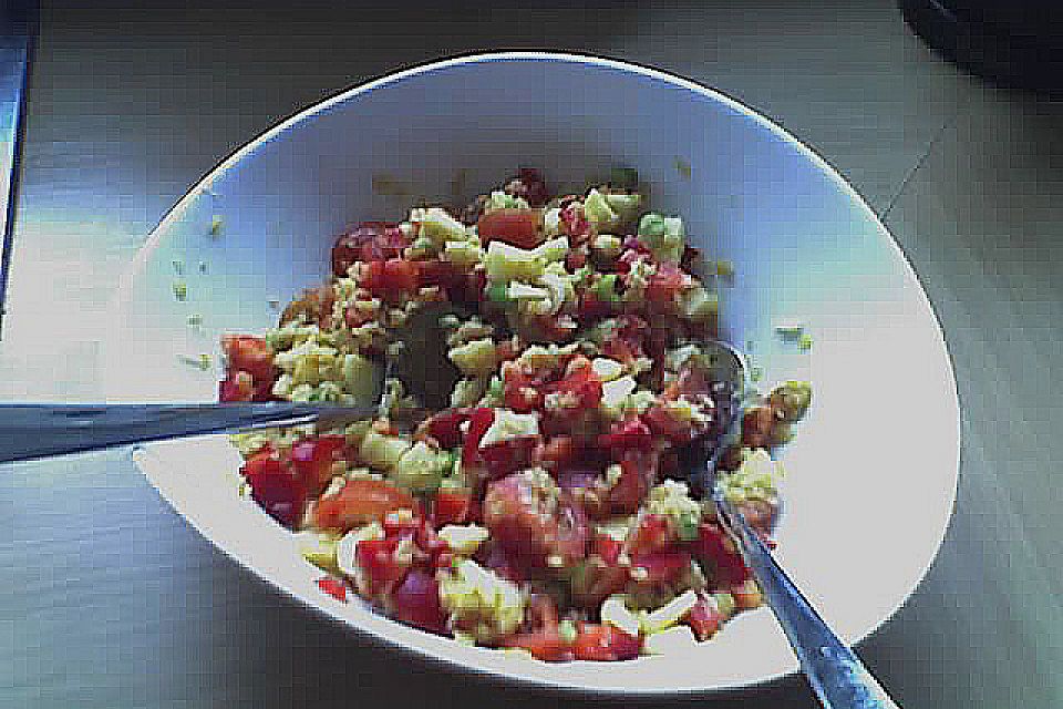 Roter Linsensalat