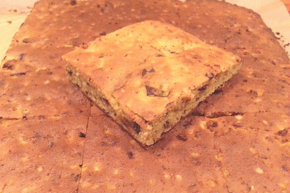 Low Carb Blechkuchen Vanille-Schoko