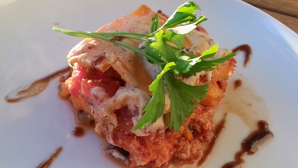 Auberginen Susskartoffel Lasagne Von Ananastas Chefkoch