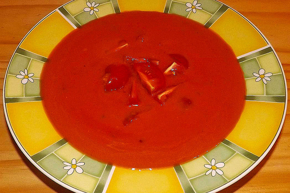 Pikante Tomatencremesuppe à la Spätzlefriedhof