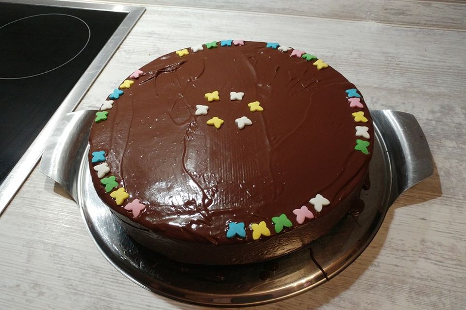 Saftiger Schokokuchen