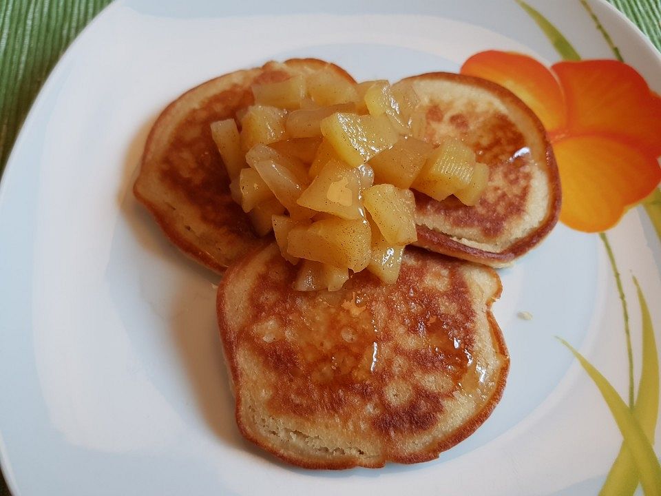 Vegane Protein-Apfel-Pfannkuchen von Andre5500| Chefkoch