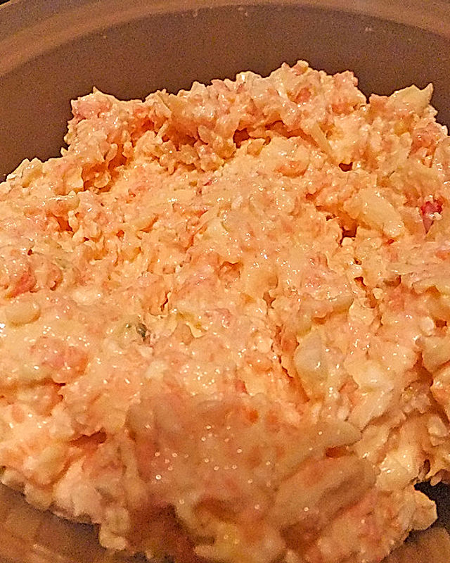Karotten-Zwiebel-Käse Aufstrich