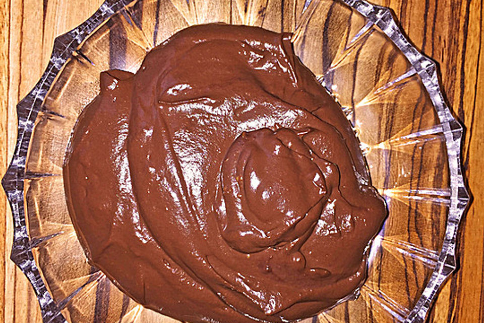 Mousse au Chocolat schnell und vegan