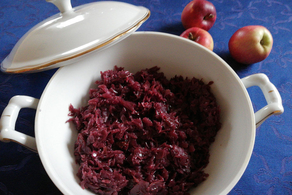 Apfelrotkohl mit Honig