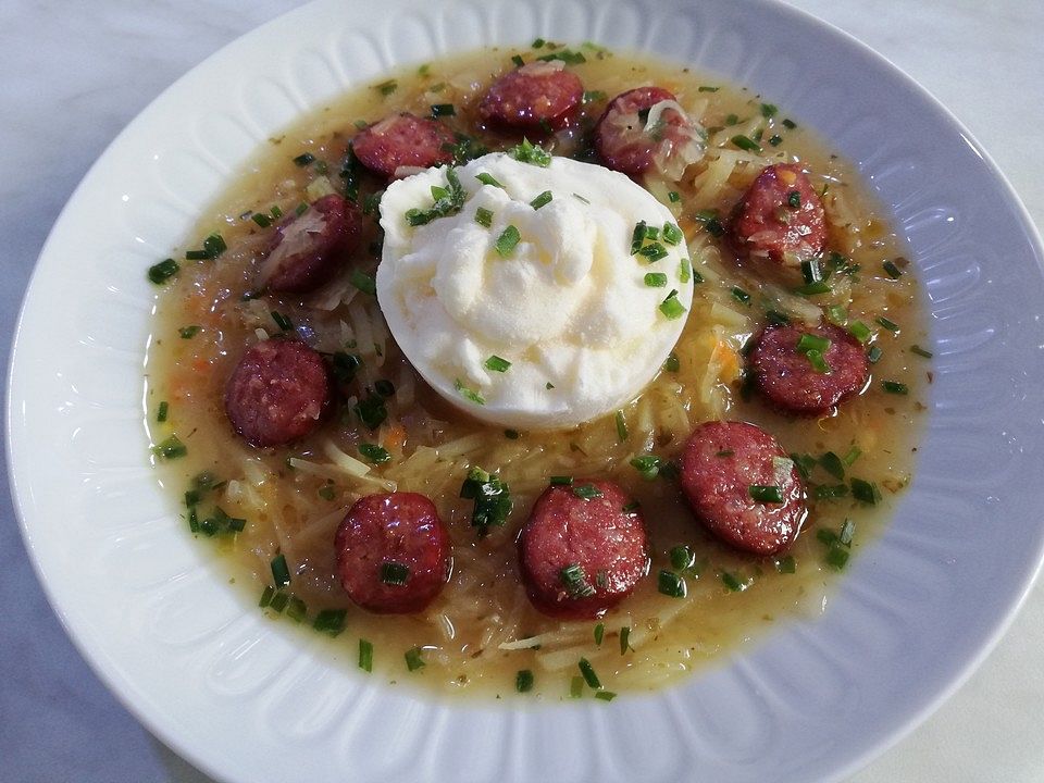 Sauerkraut-Kartoffel-Suppe von Tatunca| Chefkoch