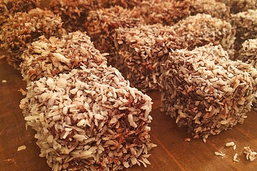 Kokoswürfel - Lamington