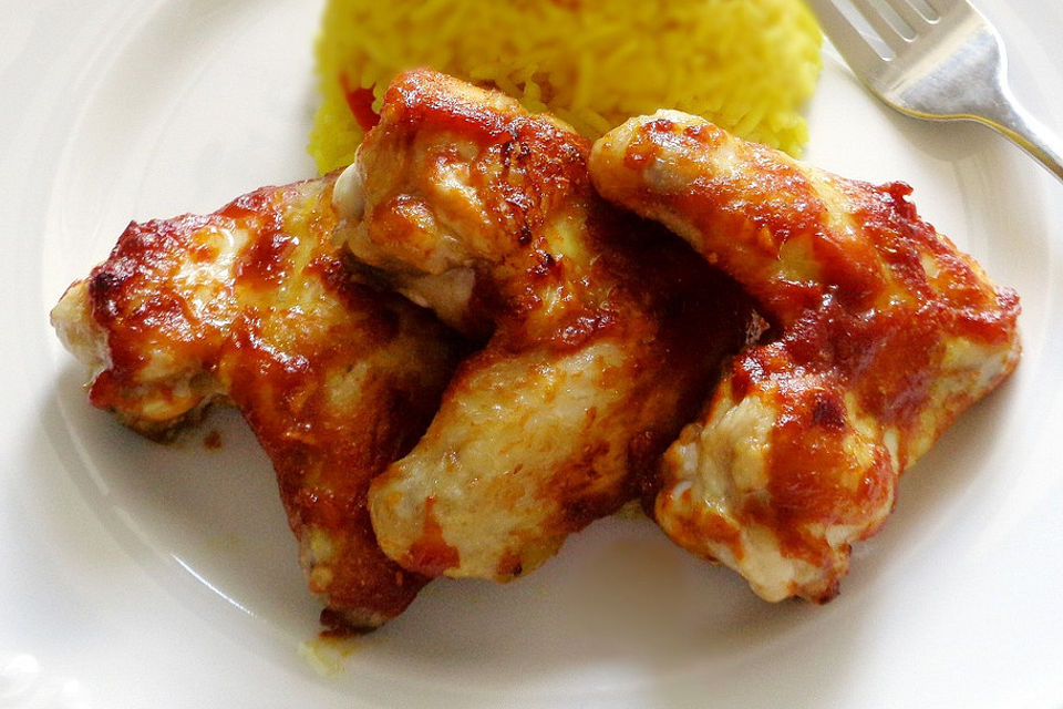 Barbecue Chicken Wings (Hähnchenflügel) nach amerikanischer Art