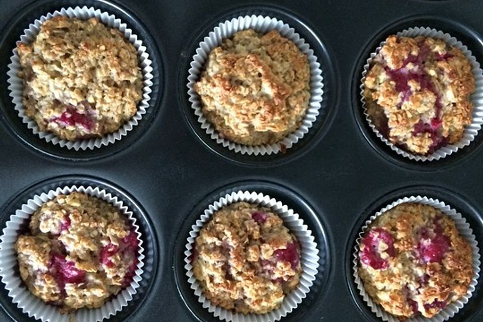 Frühstücksmuffins ohne Mehl und Zucker