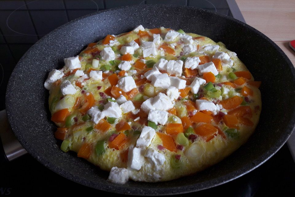 Feta-Tomaten-Omelette