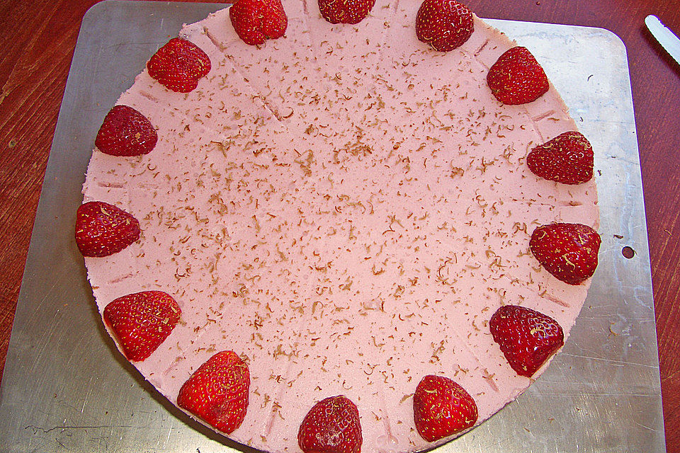 Erdbeer-Rhabarber-Torte