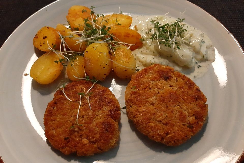 Knusprige Couscous-Bratlinge Knusprige Couscous-Bratlinge