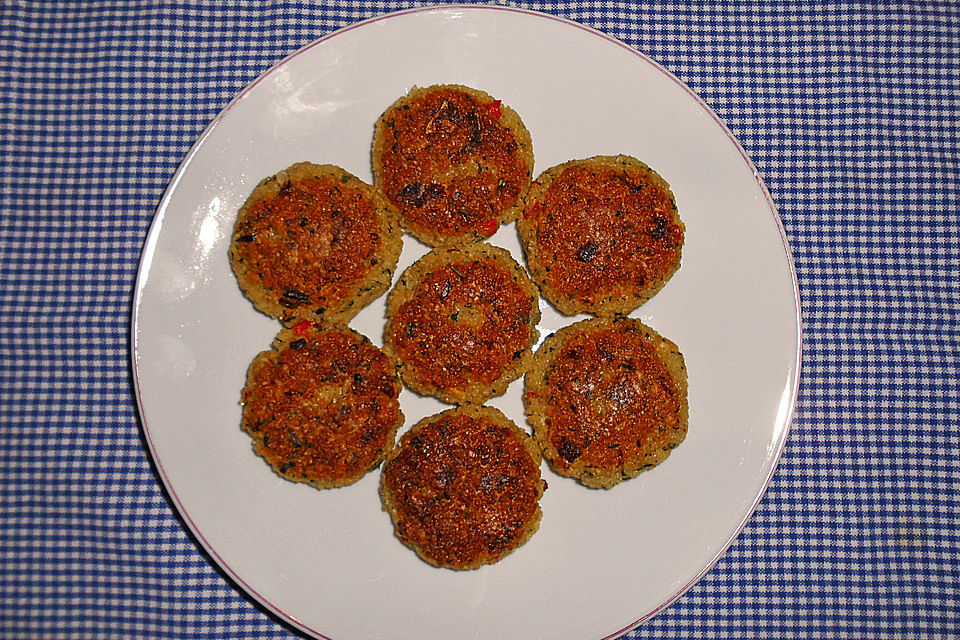 Knusprige Couscous-Bratlinge Knusprige Couscous-Bratlinge