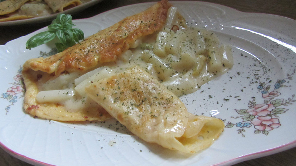 Spargel mit Schinkenpfannkuchen von judith Spargel mit Schinkenpfannkuchen von judith