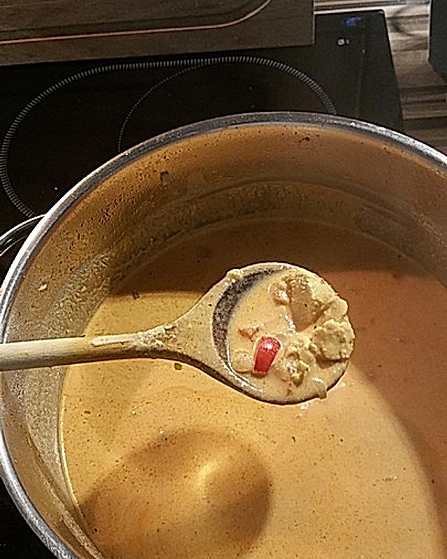 Hähnchen-Paprika-Suppe