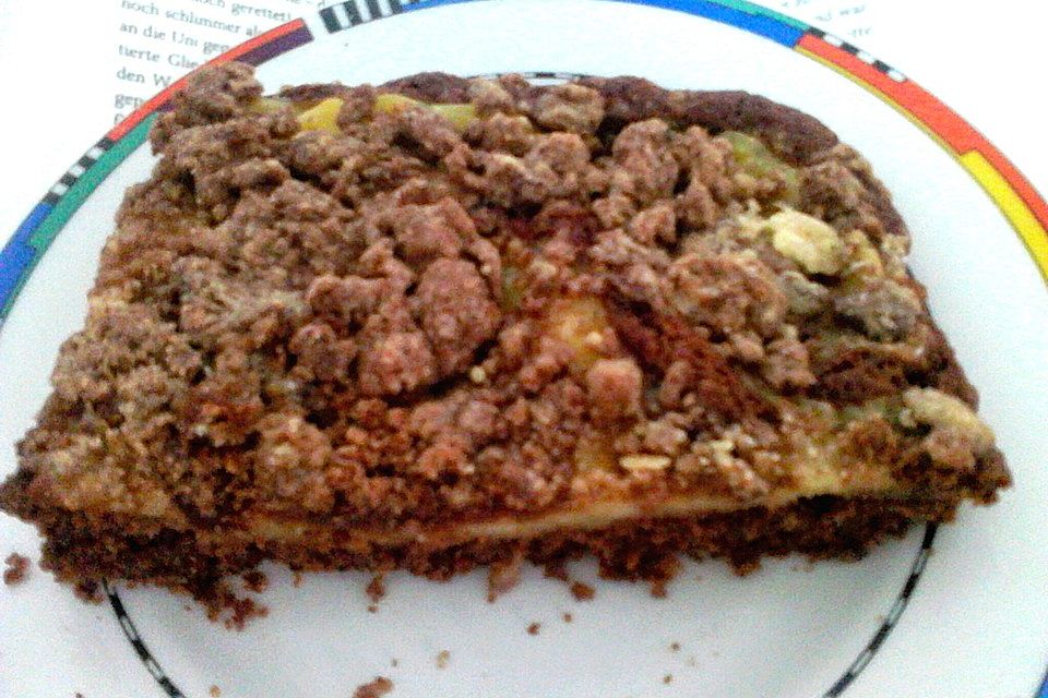 Preußischer Schwarz-Weiß-Kuchen mit Streuseln